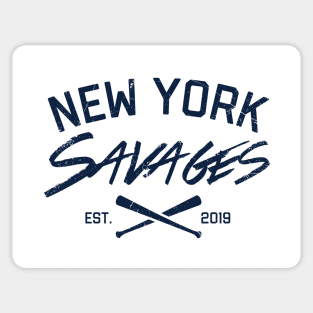 New York Savages - White Sticker